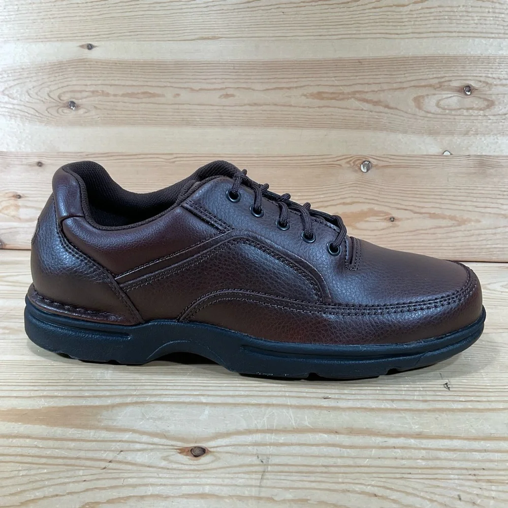 NWOB Rockport Ridgefield Eureka Walking Shoes Men’s 11.5 M Brown Leather K71201